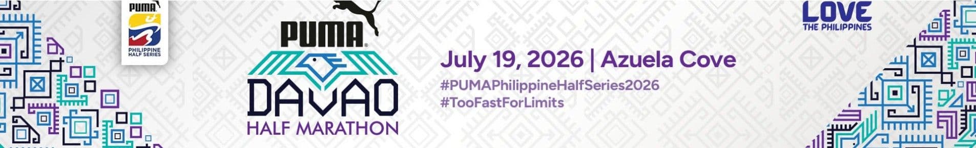 PUMA Philippine Half Marathon Series 2026 - DAVAO Leg race event banner image