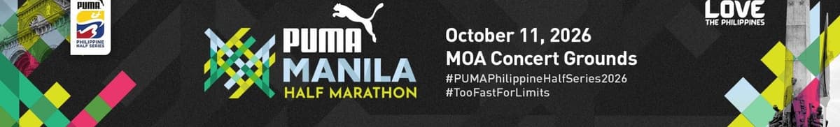 PUMA Philippine Half Marathon Series 2026 - MANILA Leg race event banner image