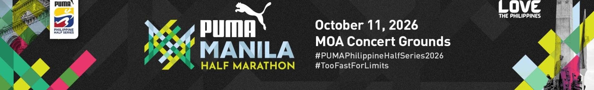 PUMA Philippine Half Marathon Series 2026 - MANILA Leg race event banner image