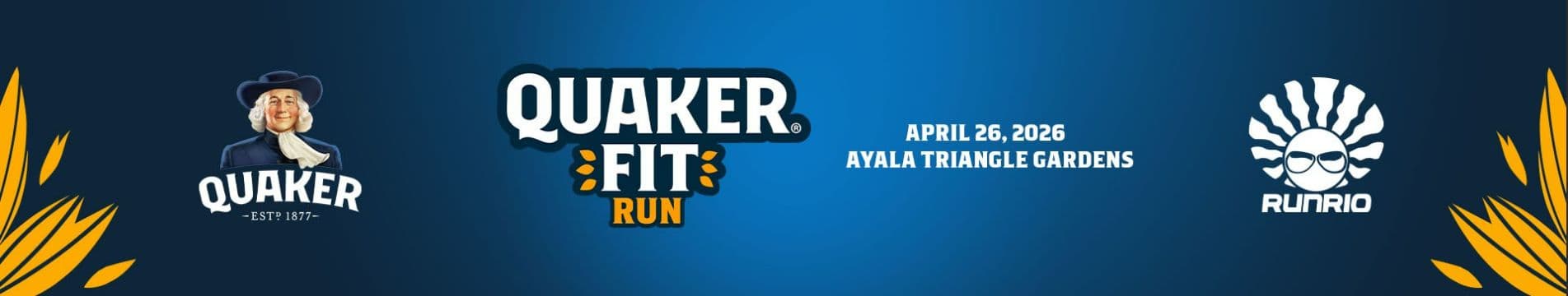 QuakerFit Run 2026 race event banner image