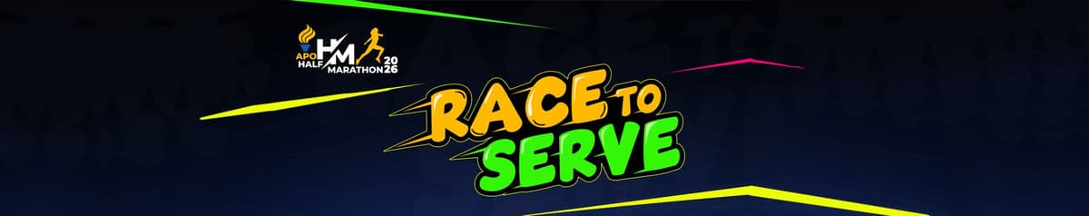 Race to Serve: APO Half Marathon 2026 race event banner image