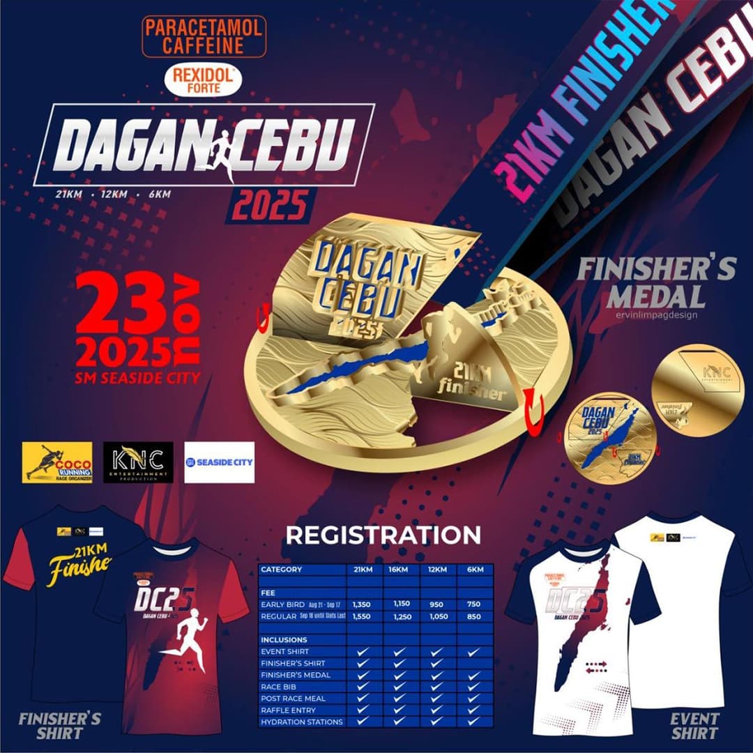 Rexidol Forte Dagan Cebu 2025 race event poster image