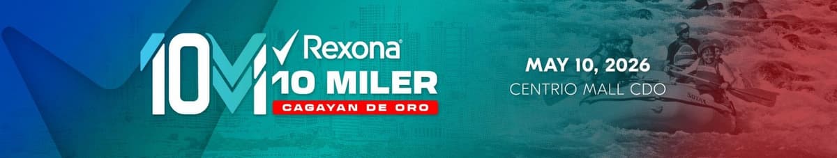 Rexona 10 Miler Series 2026 - Cagayan de Oro City race event banner image