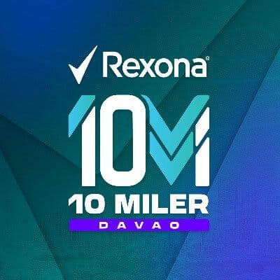 Rexona 10 Miler Series 2026 - Davao City race event logo image