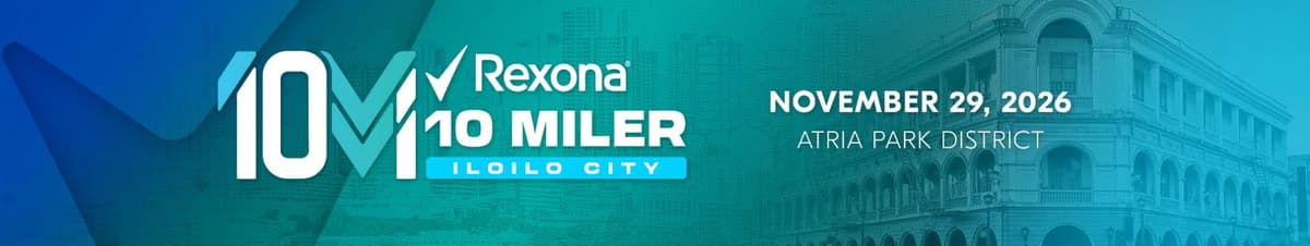 Rexona 10 Miler Series 2026 - Iloilo City race event banner image