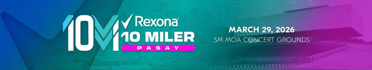 Rexona 10 Miler Series 2026 - Pasay City race event banner image