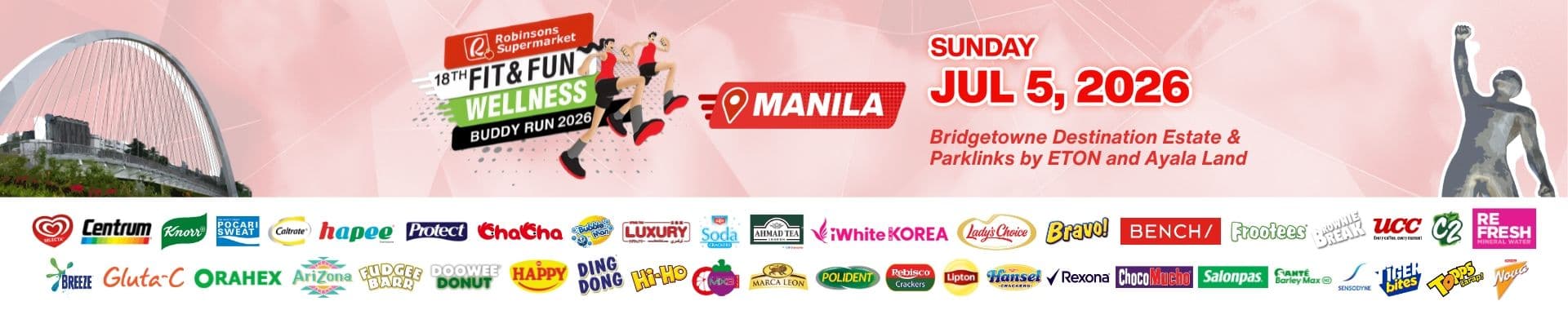 Robinsons Supermarket Fit & Fun Wellness Buddy Run race event banner image