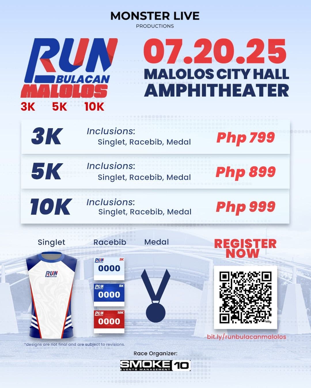 Run Bulacan 2025 race event poster image