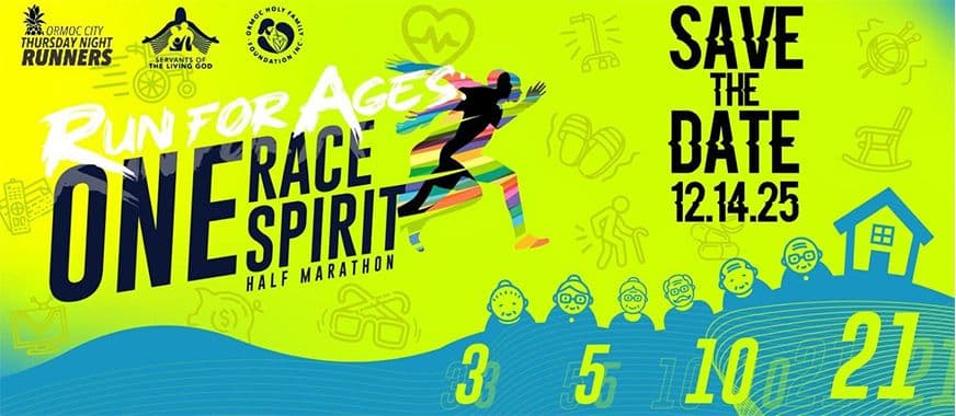 Run for Ages: One Race Spirit Half Marathon race event banner image