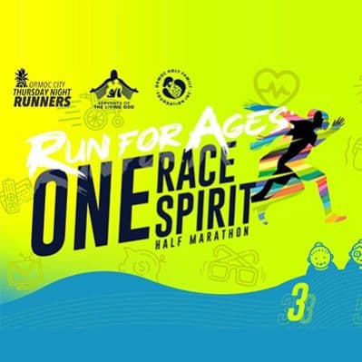 Run for Ages: One Race Spirit Half Marathon race event logo image