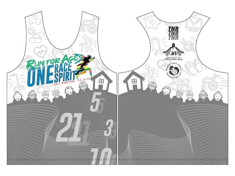 Run for Ages: One Race Spirit Half Marathon race event poster image