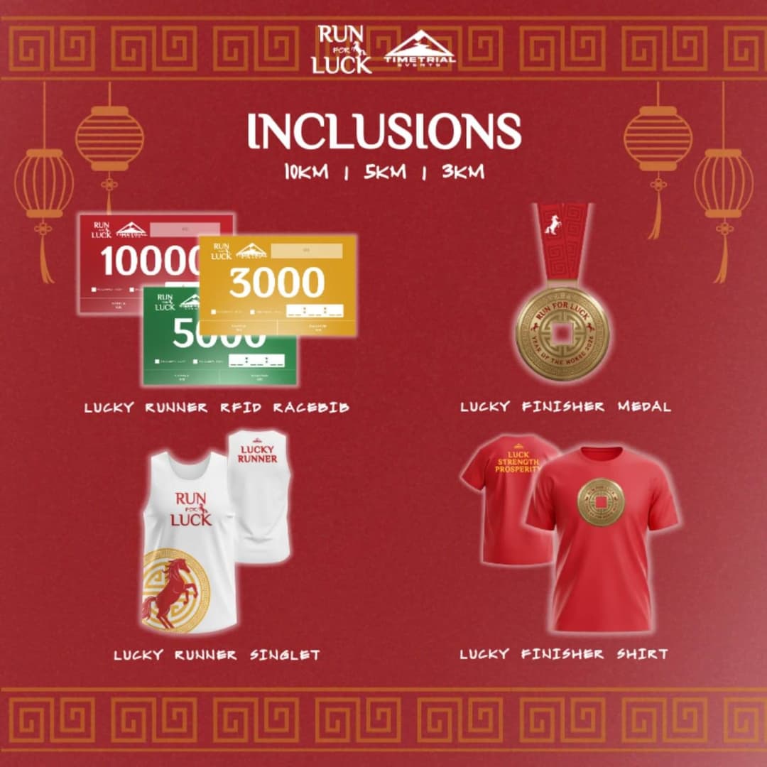 Run For Luck - Baguio City 2026 race event poster image