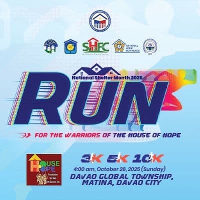 RUN for the Warriors of the House of Hope logo