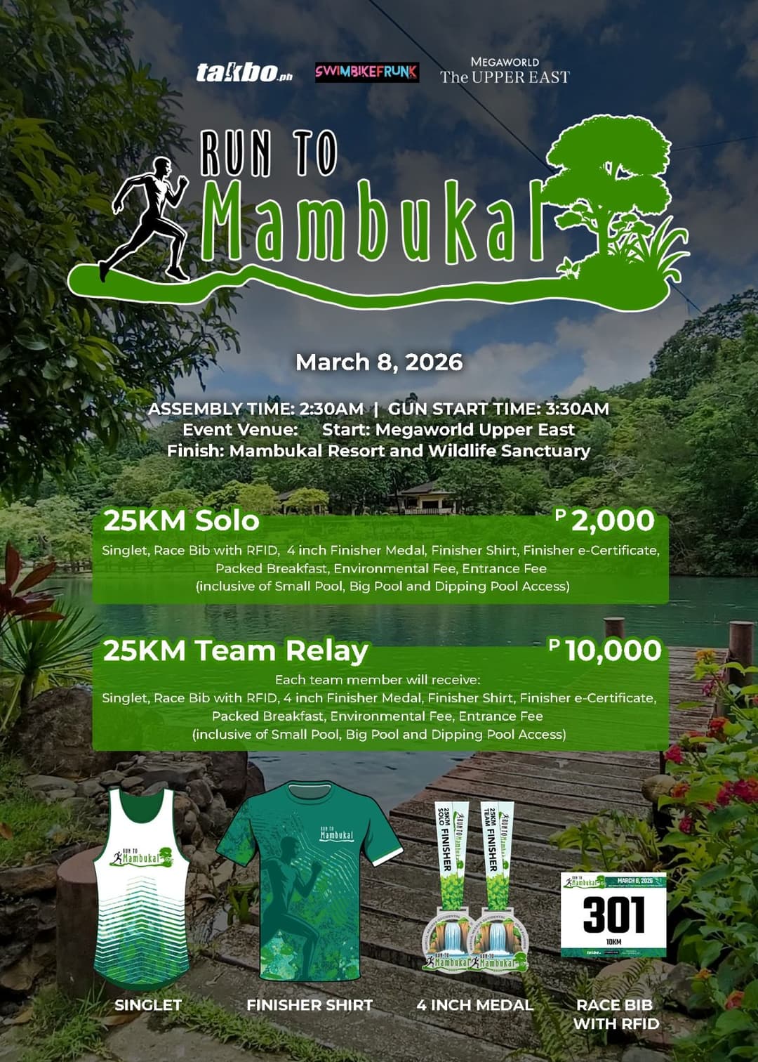 Run to Mambukal 2026 race event poster image