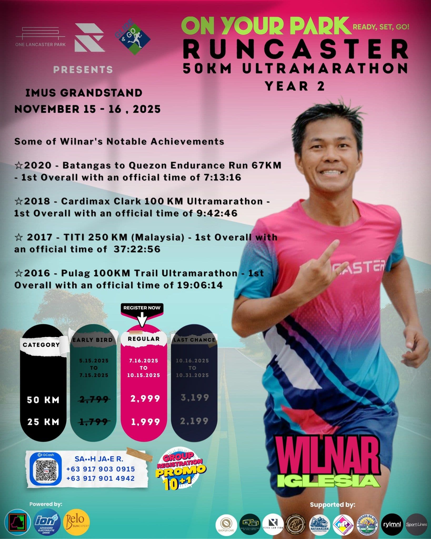 RUNCASTER 50KM Ultramarathon 2025 race event banner image