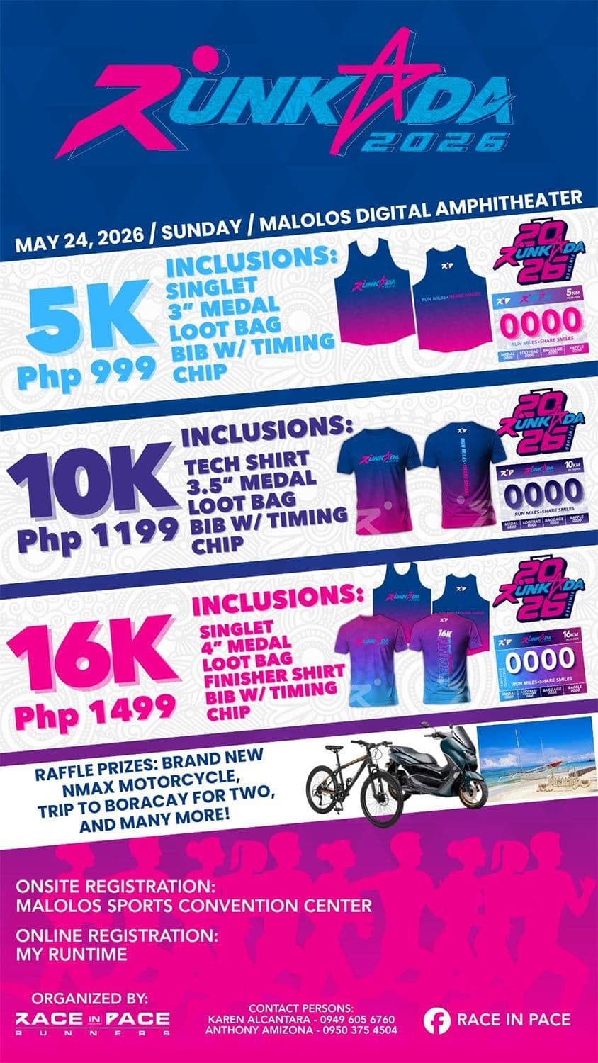 RUNkada 2026 race event poster image