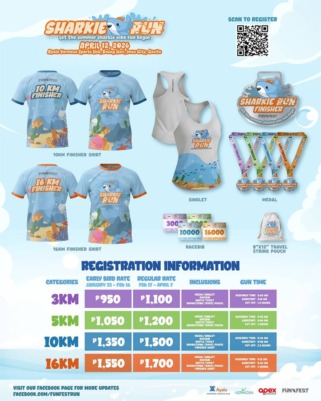 Sharkie Run: Let the sharkie vibe run begin race event poster image