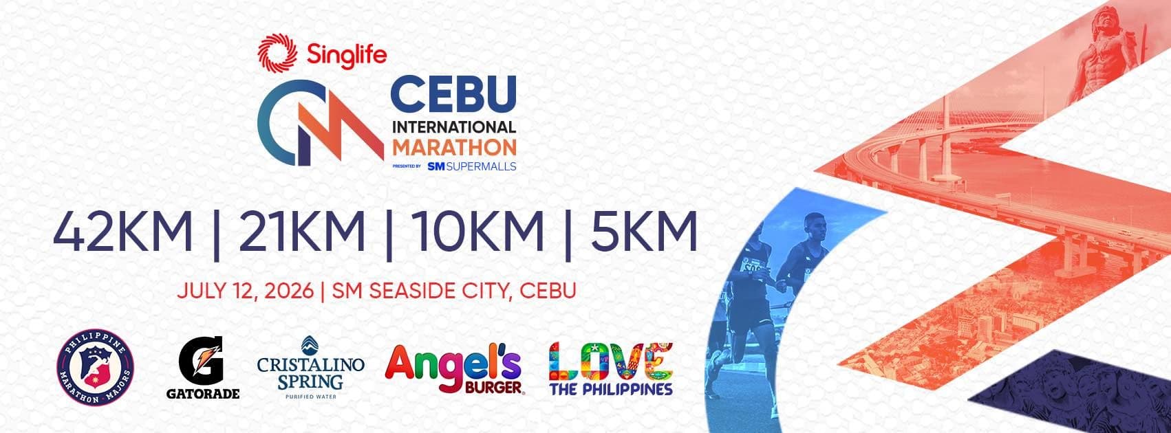 Singlife Cebu International Marathon race event banner image