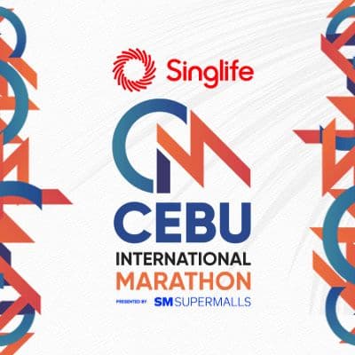 Singlife Cebu International Marathon race event logo image