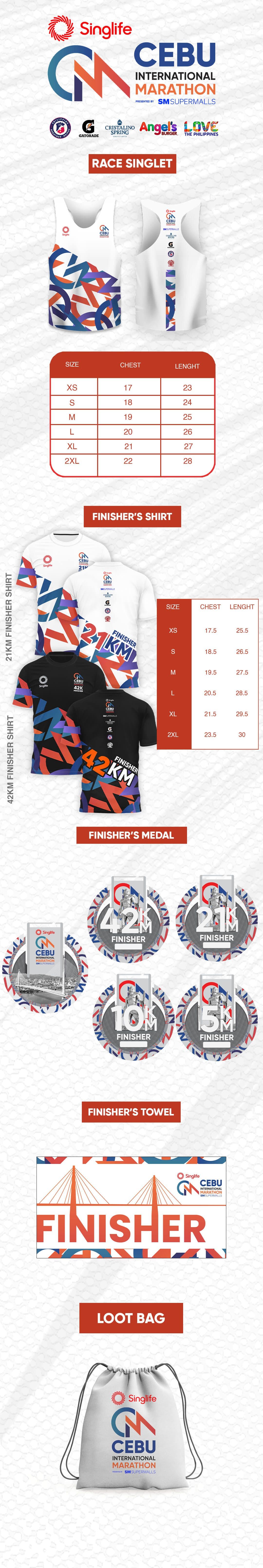 Singlife Cebu International Marathon race event poster image
