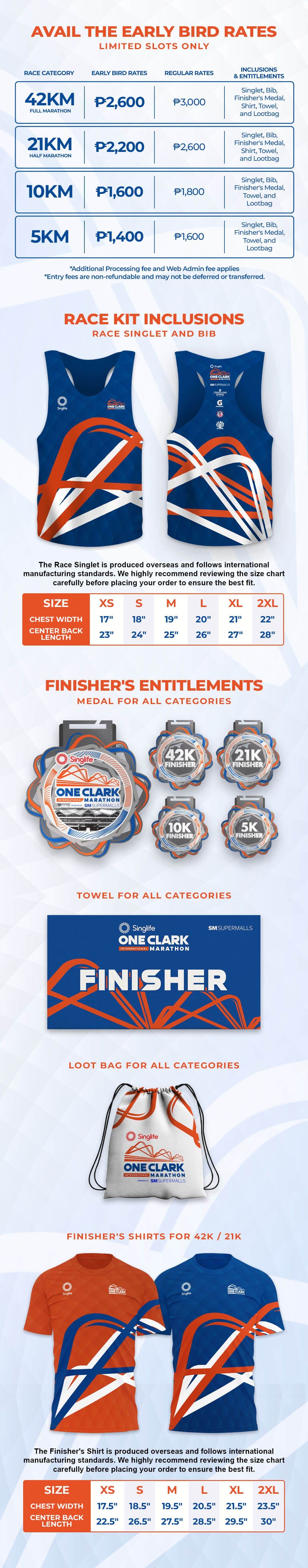 Singlife One Clark International Marathon 2026 race event poster image