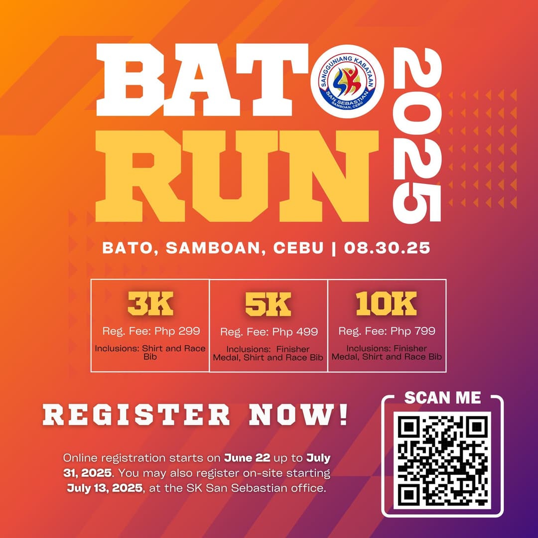 SK San Sebastian - Bato, Samboan | Bato Run race event poster image