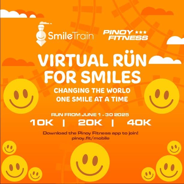 Smile Train Virtual Run for Smiles 2026 race event logo image