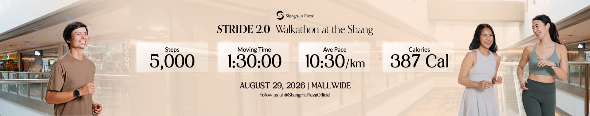 STRIDE 2.0 Walkathon At The Shang race event banner image