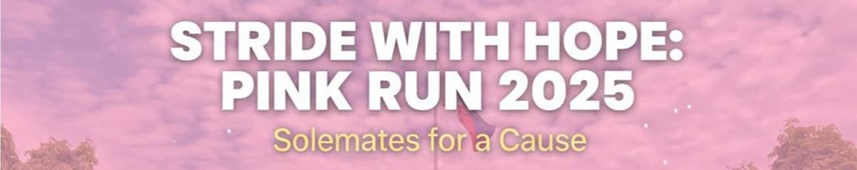 Stride with Hope: San Carlos City Negros Pink Run 2025 race event banner image