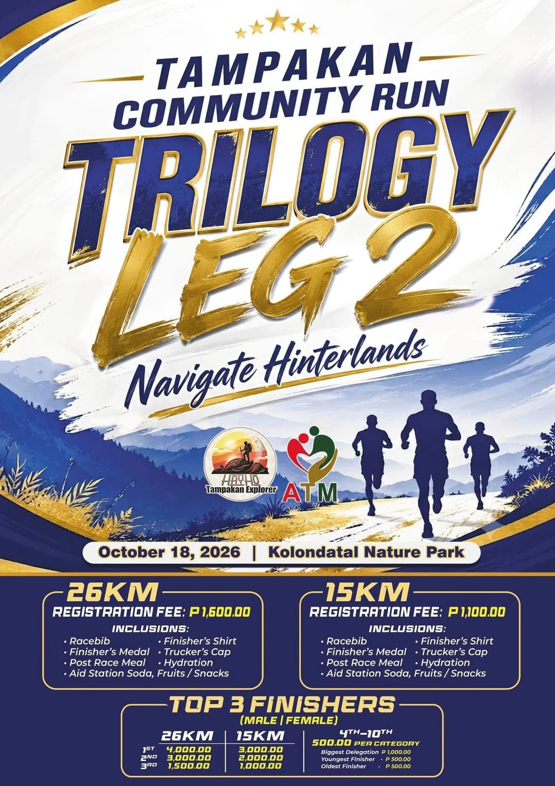 Tampakan Community Run race event poster image