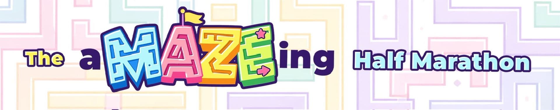 The aMAZEing Half Marathon 2026 race event banner image