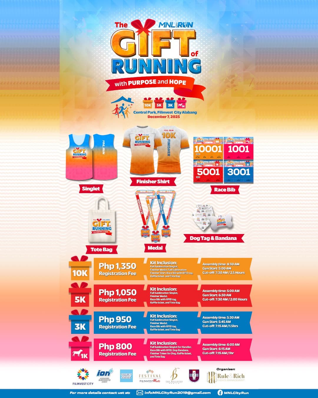 The Gift of Running 2025: With Purpose and Hope race event poster image