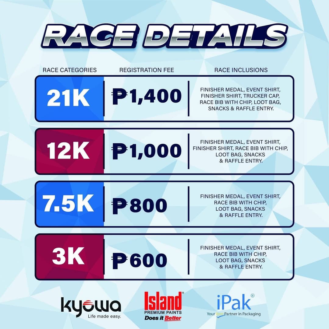 Treasure Island Anniversary Fun Run 2026 race event poster image