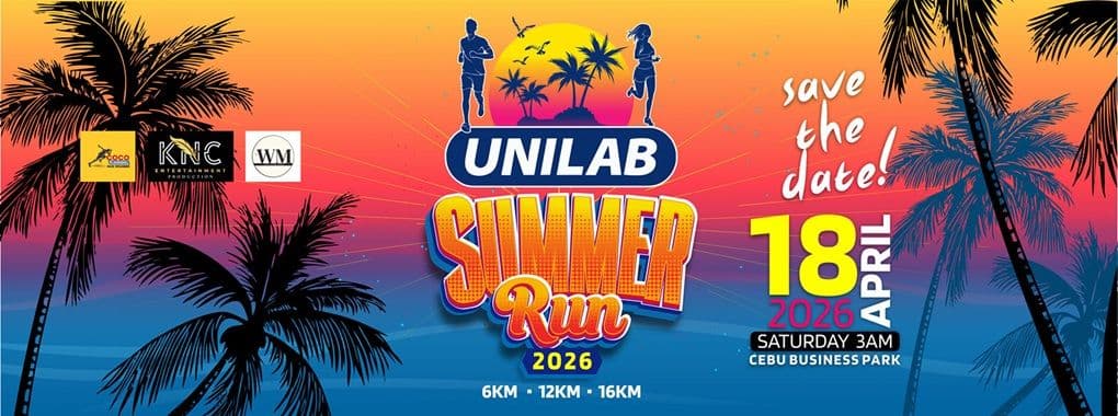 Unilab Summer Run 2026 race event banner image