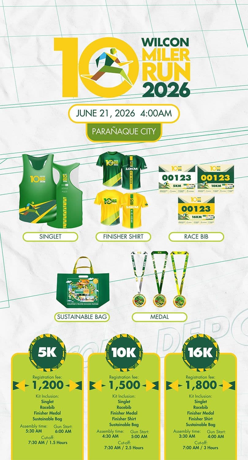 Wilcon 10-Miler Run 2026 race event poster image